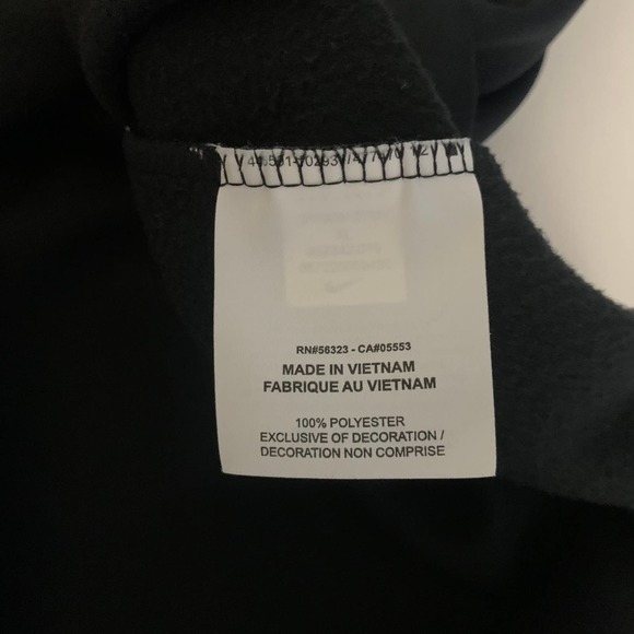NIKE Black Fleece Pullover Sweatshirt‎ - Picture 11 of 12